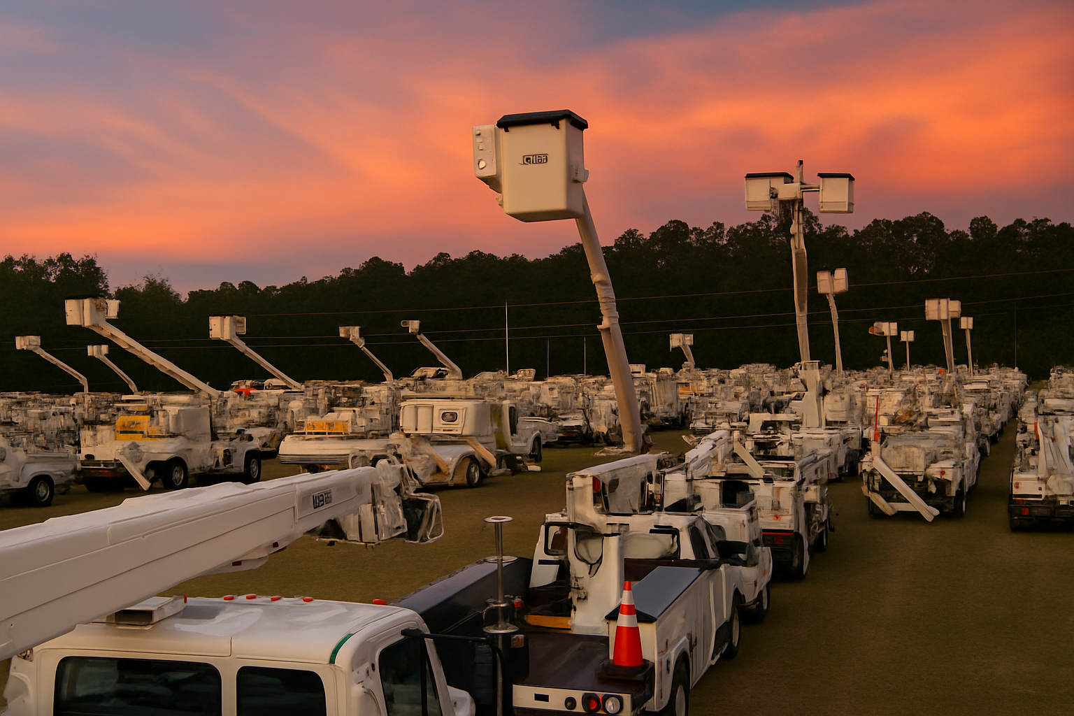 Powerline Connect - Utility trucks fleet for storm operations